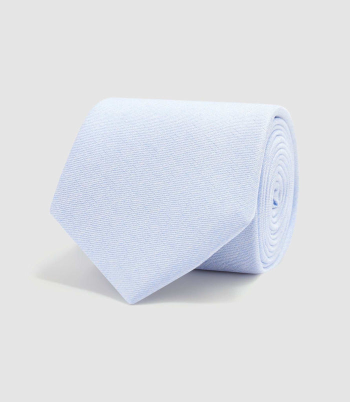 Izac Cravate 8cm Bleu Ciel "Ulster"