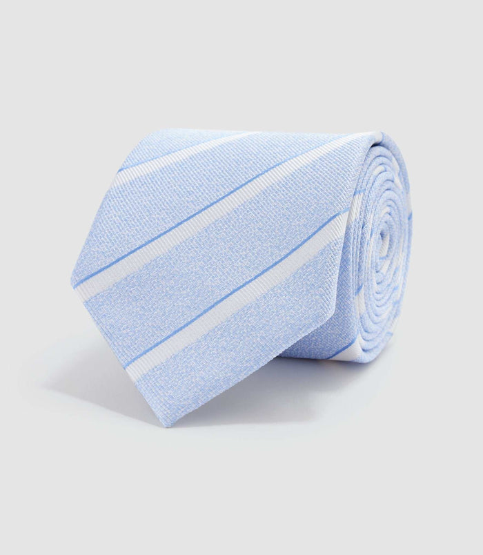 Izac Cravate 8cm Bleu Ciel "Urbi"