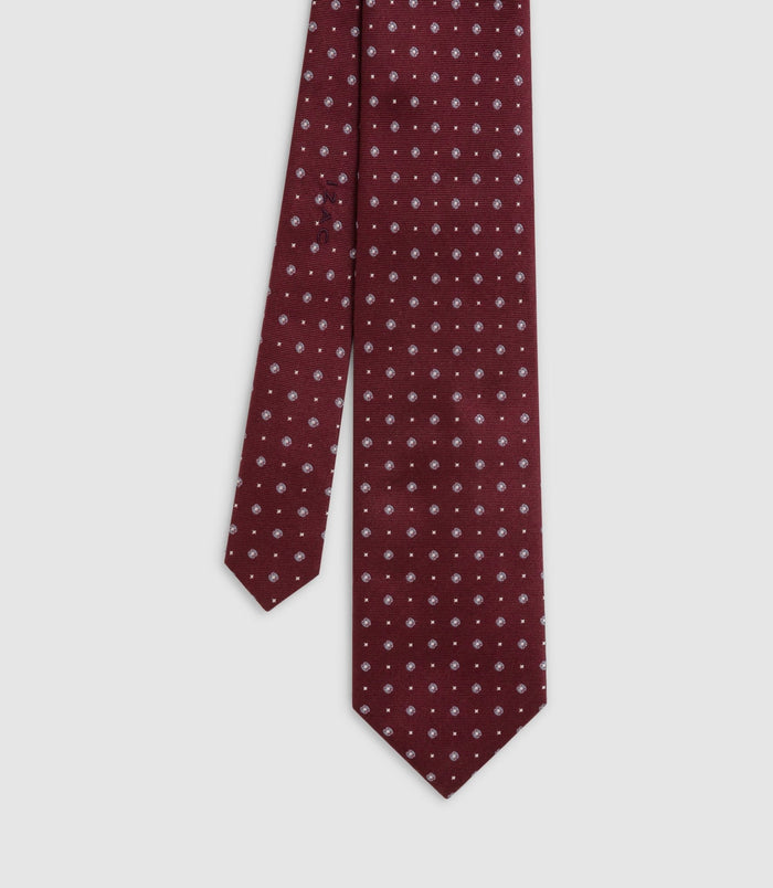 izac Cravate 8cm bordeaux "Jocelin"