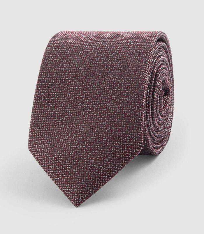 Izac Cravate 8cm Bordeaux "Juliano"