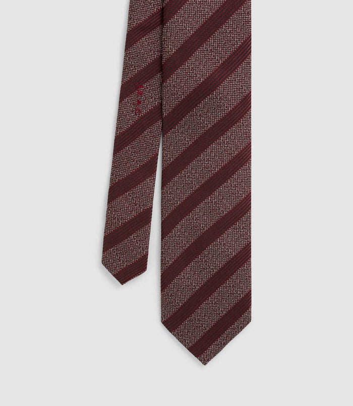 Izac Cravate 8cm Bordeaux "Julien"