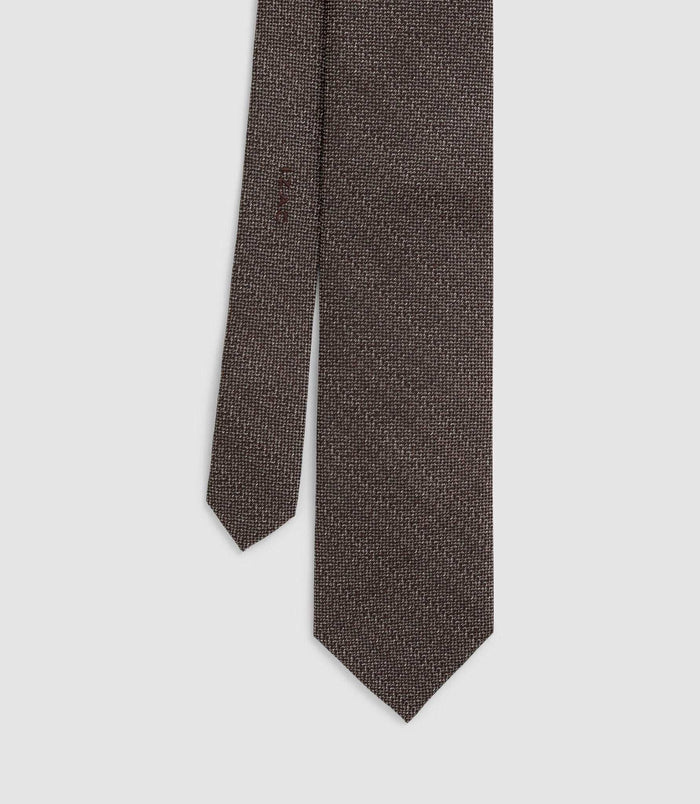 izac Cravate 8cm chocolat "Juliano"