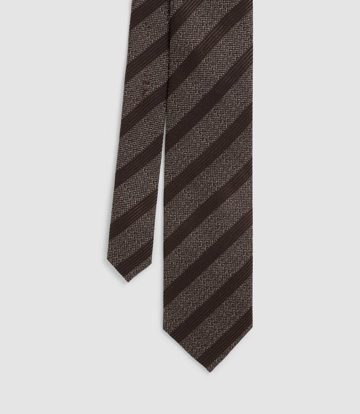 izac Cravate 8cm chocolat "Julien"