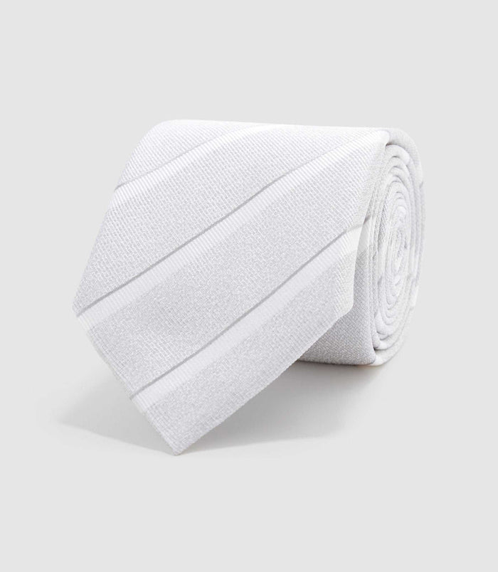 Izac Cravate 8cm Grise "Urbi"