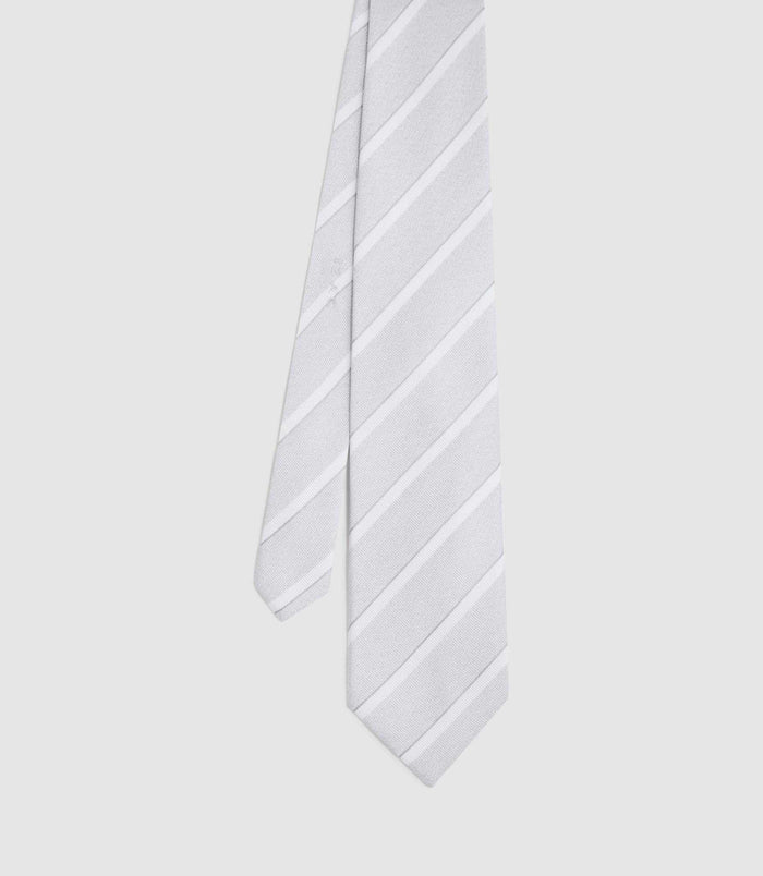 Izac Cravate 8cm Grise "Urbi"