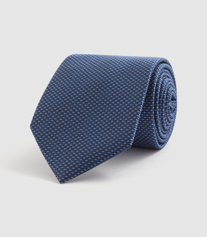 Izac Cravate 8cm Marine "Jean"