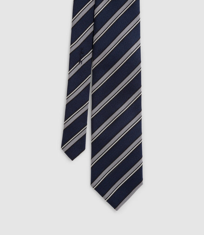 izac Cravate 8cm marine "Justine"