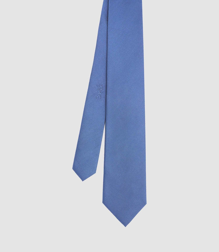 izac Cravate basique 7cm bleu ciel MARTINE