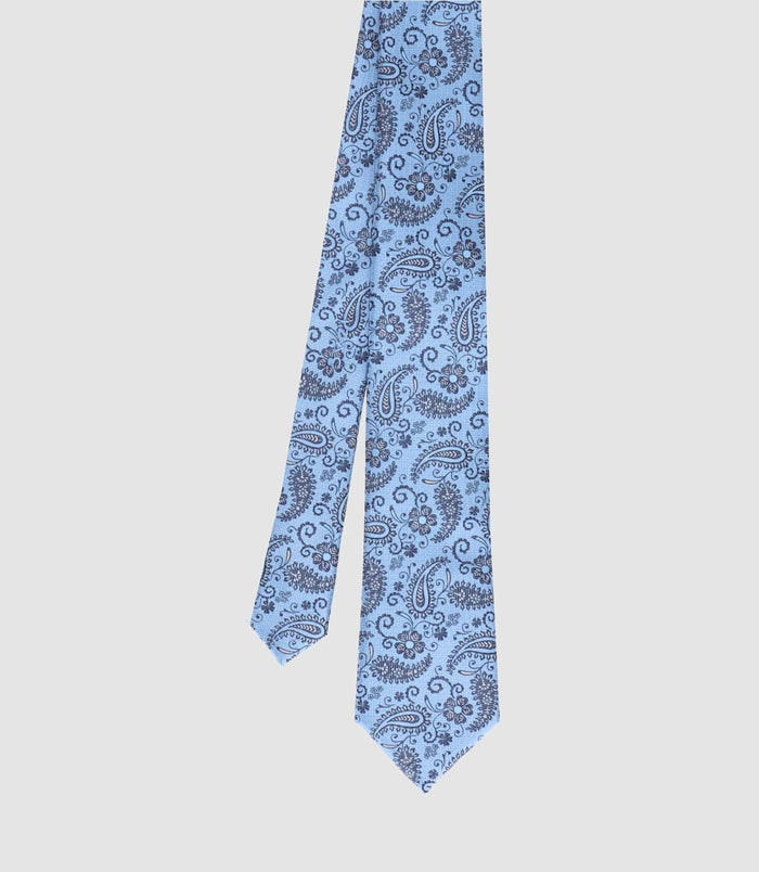 izac Cravate basique 7cm bleu ciel THOMAS
