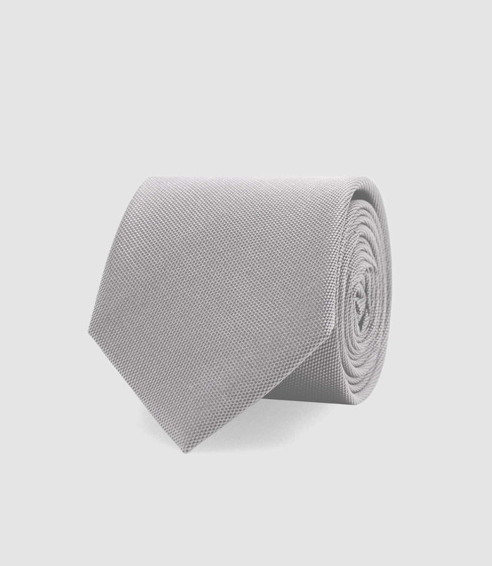 Izac Cravate Basique 7cm Gris-clair MARTINE