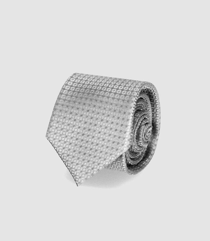 Izac Cravate Basique 7cm Grise TEO