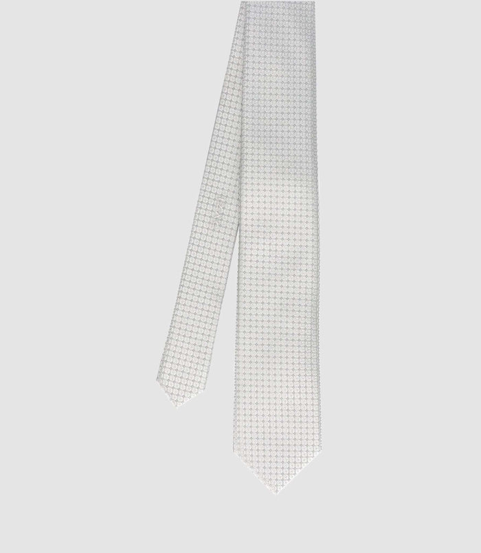 izac Cravate basique 7cm grise TEO