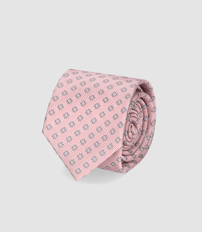 Izac Cravate Basique 7cm Rose THIBALT