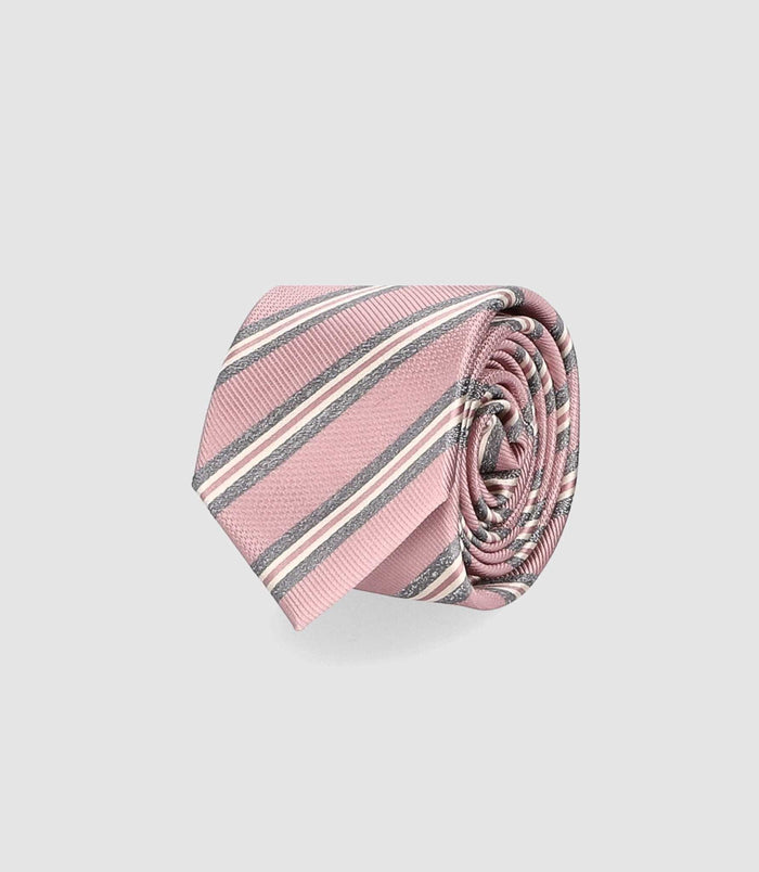 Izac Cravate Basique 7cm Rose TRISTAN