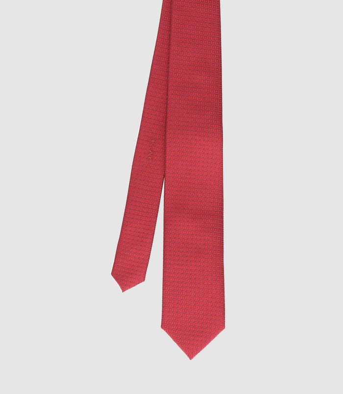 izac Cravate basique 7cm rouge TEO