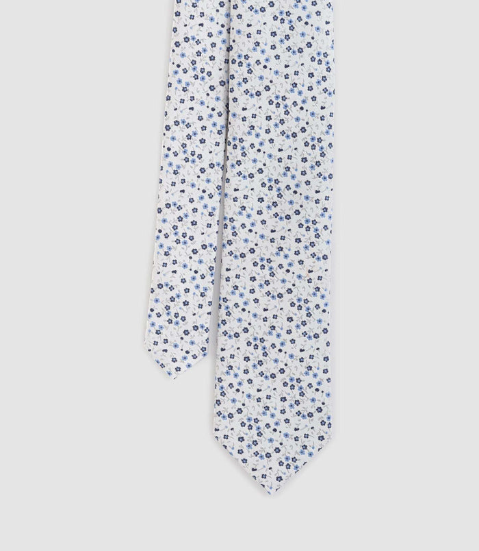 izac Cravate Classique 7cm bleuet "Caissy"