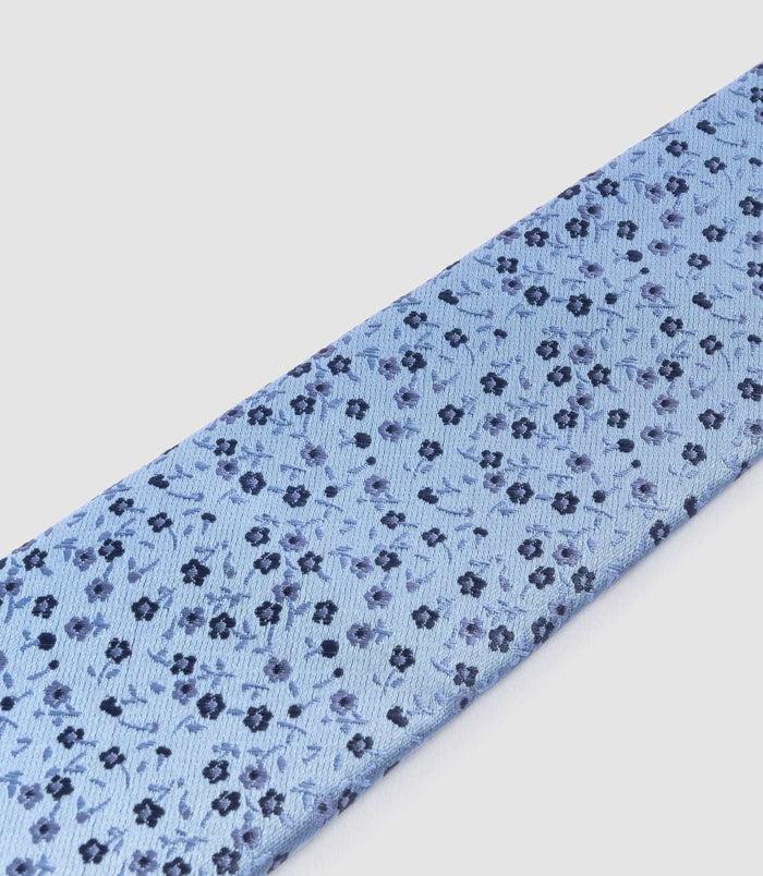 Izac Cravate Classique 7cm Ciel "Caissy"