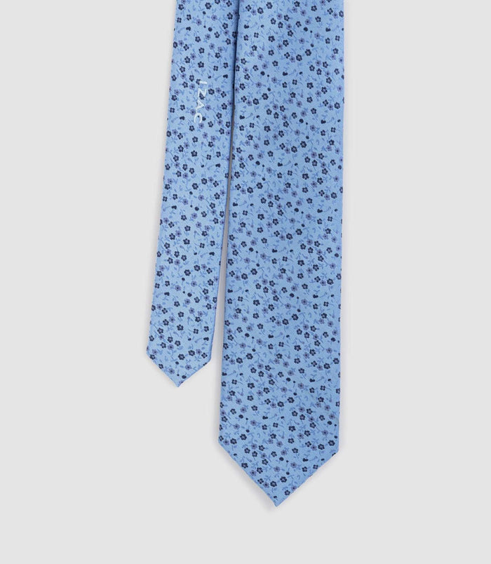 Izac Cravate Classique 7cm Ciel "Caissy"