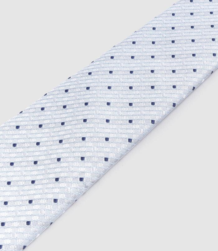 Izac Cravate Classique 7cm Ciel "Camus"