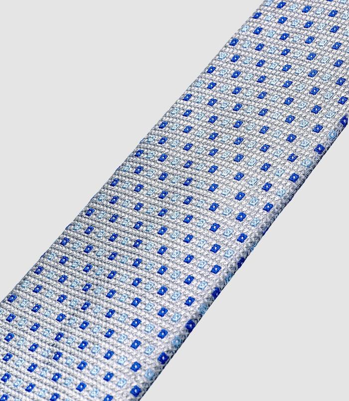 Izac Cravate Classique 7cm Gris "Cadet"