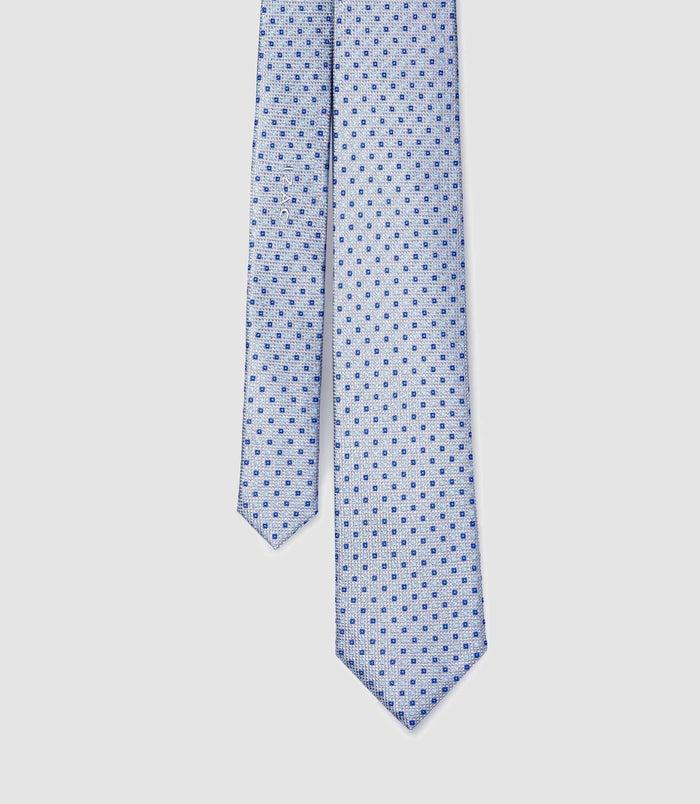 izac Cravate Classique 7cm gris "Cadet"