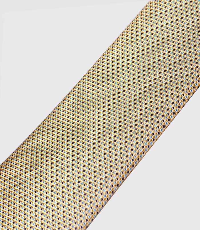 Izac Cravate Classique 7cm Jaune-fonce "Cadwal"