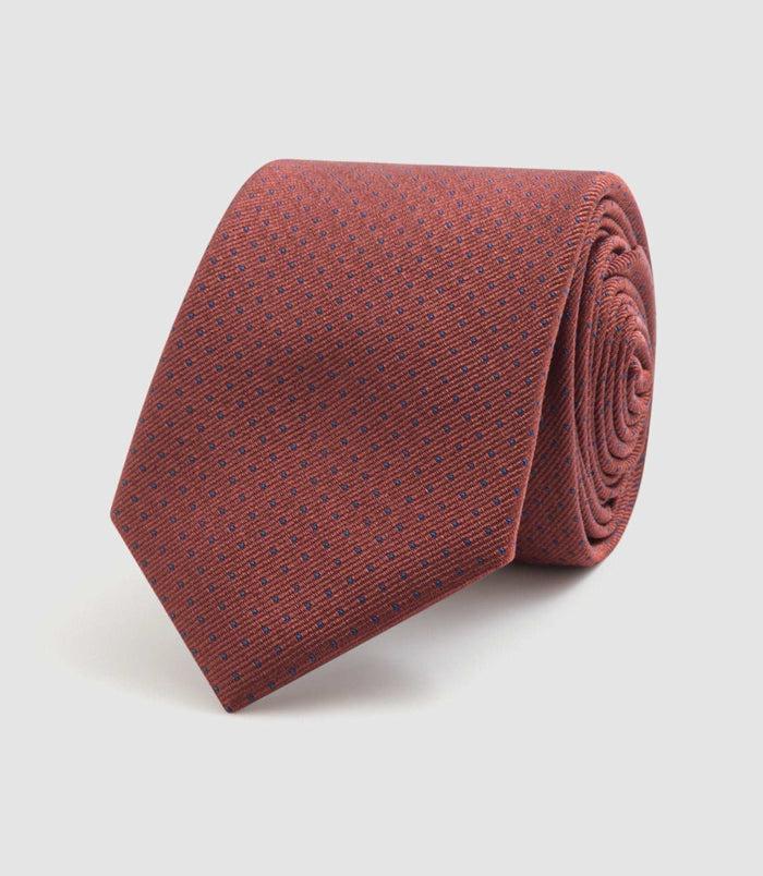 Izac Cravate Classique 7cm Terre-battue "Jenael"