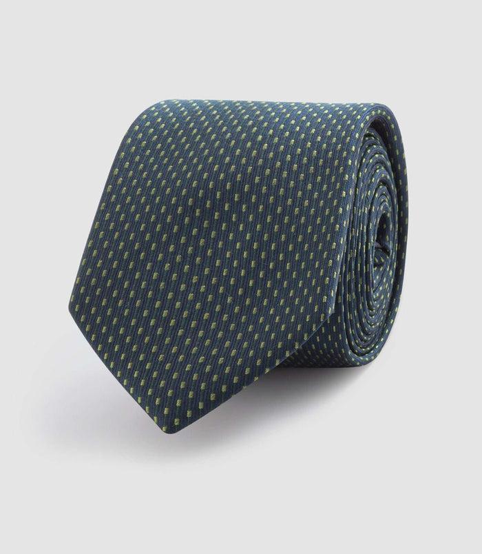 Izac Cravate Classique 7cm Vert "Jamin"