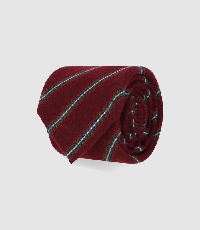 Izac Cravate Club Slim 7 Cm Bordeaux MATTEO