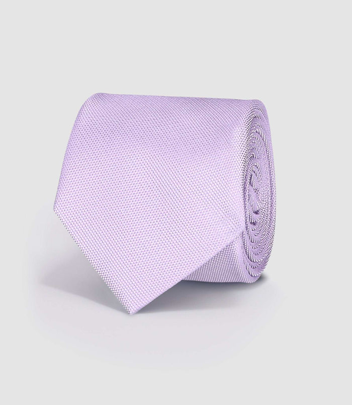 Izac Cravate En Tissu Texturé Parme