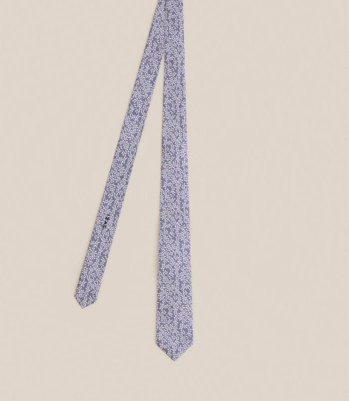 izac Cravate fantaisie bleue