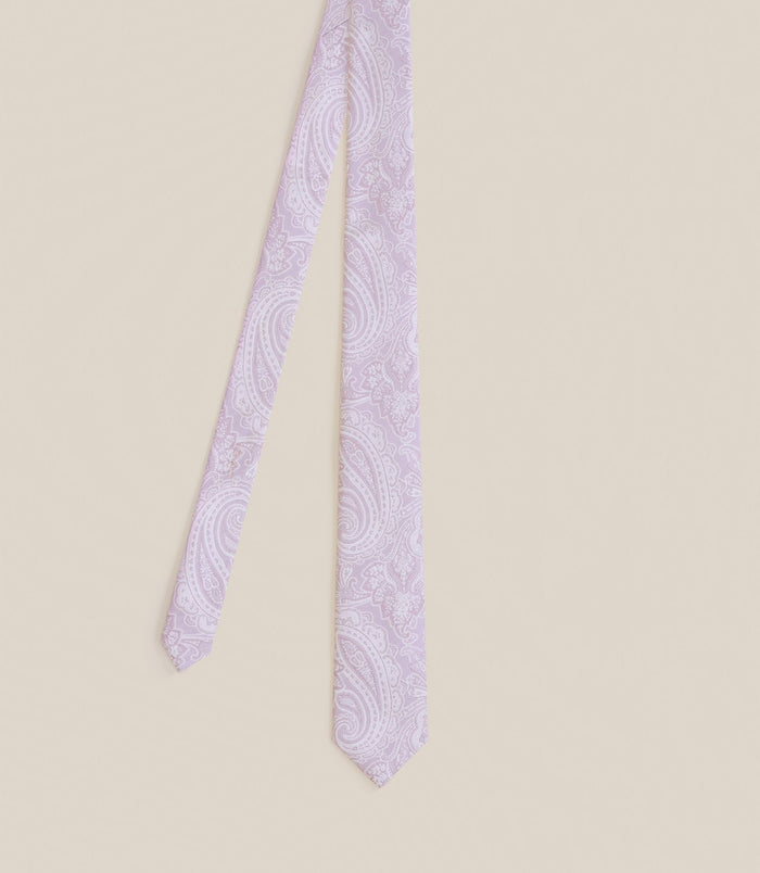 izac Cravate imprimée rose