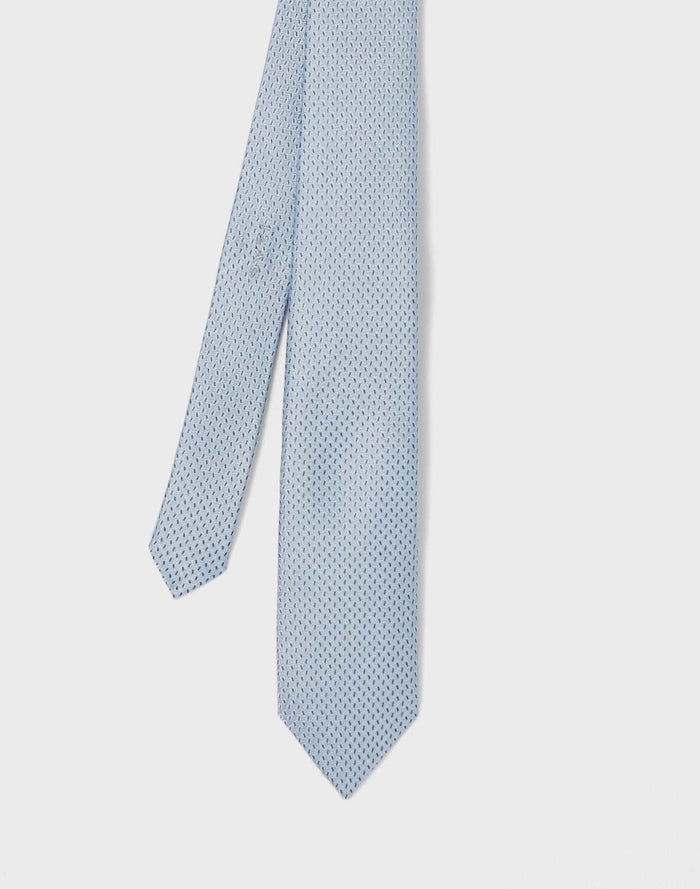 izac Cravate jacquard bleu ciel "Juliano"