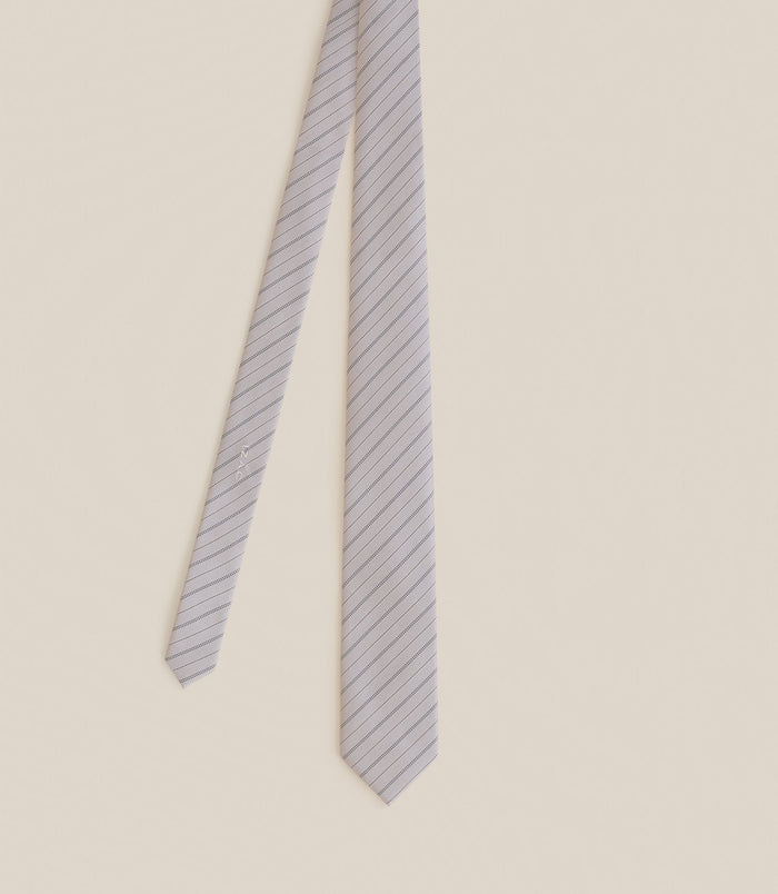 izac Cravate rayée beige