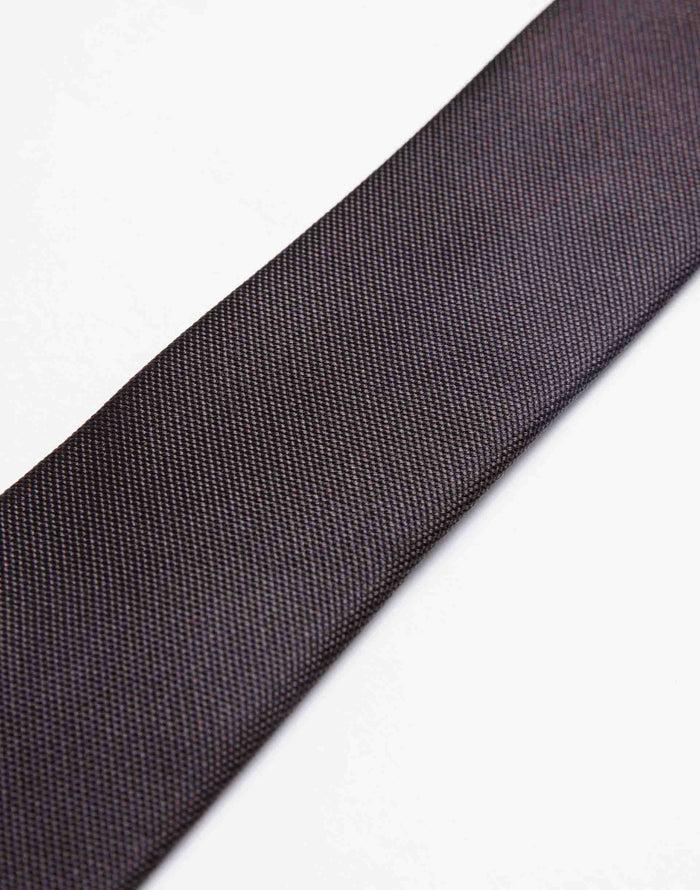 Izac Cravate Slim Chocolat