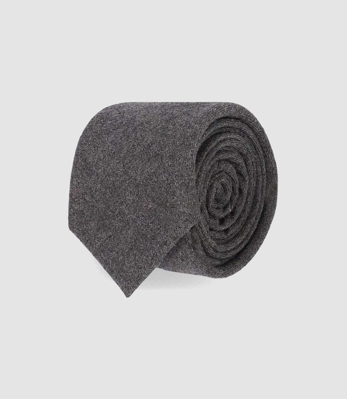 Izac Cravate Unie Slim 5 Cm Gris MATA