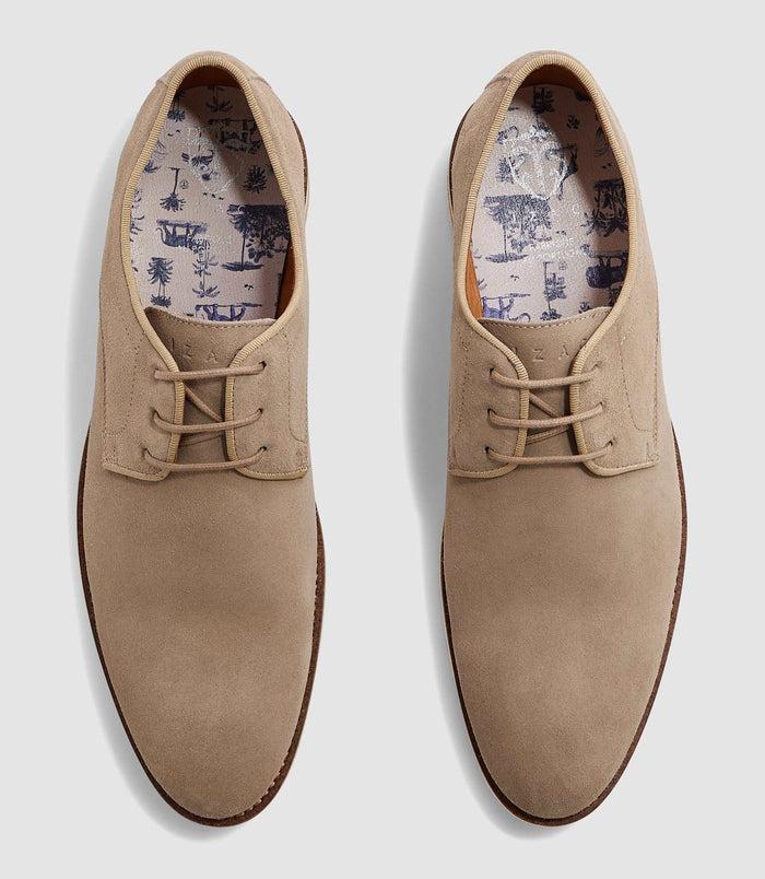 Izac Derby En Suède Beige "Emerico"