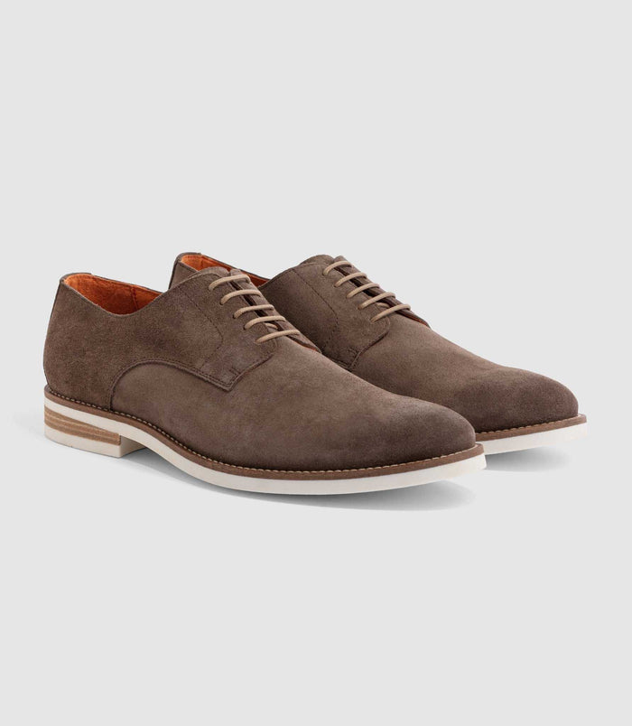 Izac Derby Suede Taupe "Giuseppe"