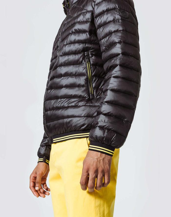 izac Doudoune à capuche noir