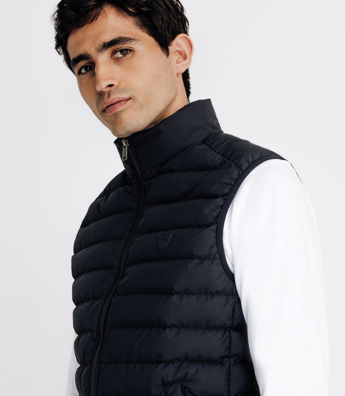 Izac Doudoune Légère Sans Manche Marine