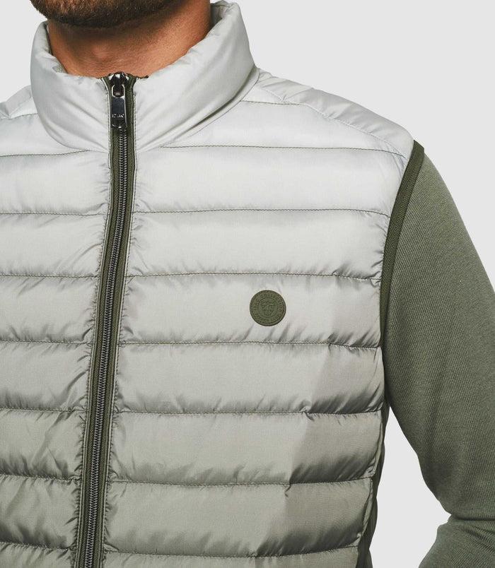 izac Doudoune sans manches dégradée kaki "Rio"