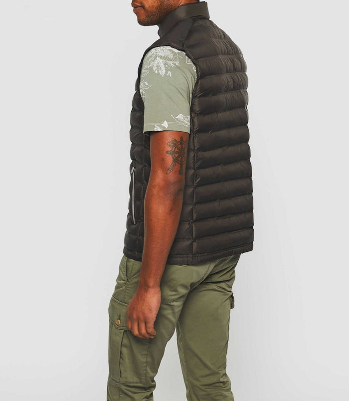 Izac Doudoune Sans Manches Kaki "Rito"