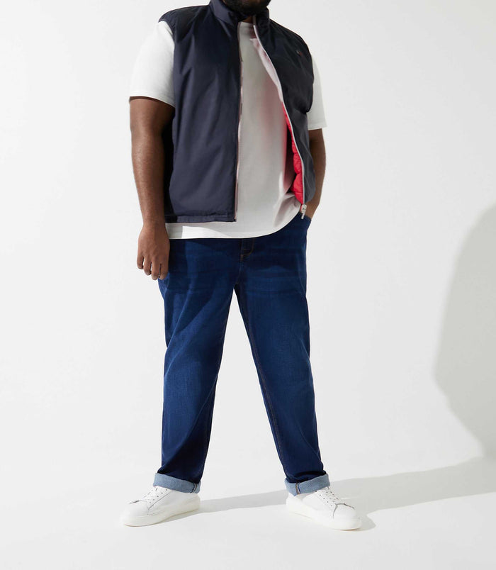 Izac Doudoune Sans Manches Marine Et Rouge RENANBT