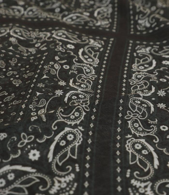 Izac Echarpe à Franges Kaki