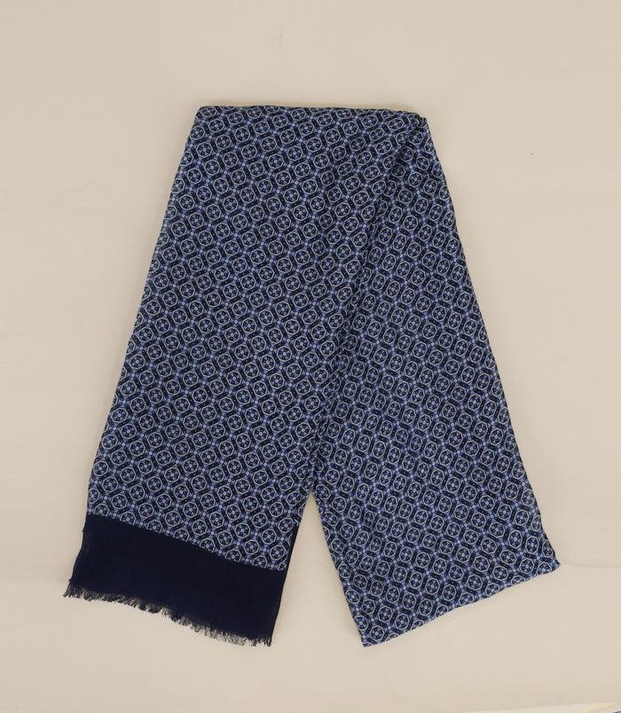 Izac Echarpe à Motifs Marine