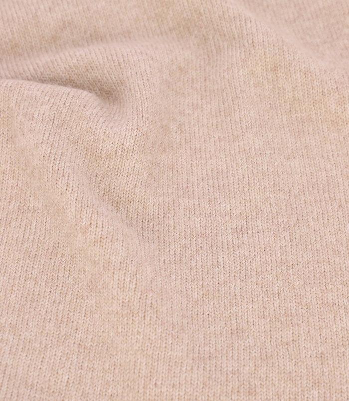 Izac Echarpe En Maille Unie Beige