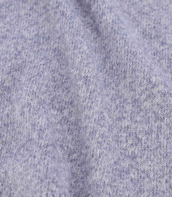 Izac Echarpe En Maille Unie Indigo