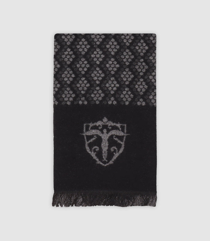 Izac Echarpe En Nid D'abeille Noire