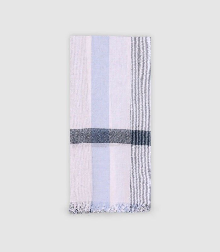 Izac Echarpe Rayée Ciel