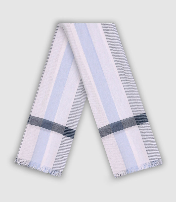 izac Echarpe rayée ciel